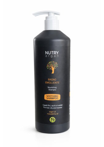 NUTRY ARGAN ŠAMPŪNAS - Maitinantis ir švelninantis šampūnas ploniems, sausiems ir pažeistiems plaukams