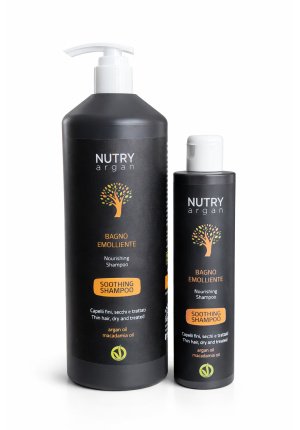 REBITALIA NUTRY ARGAN Maitinantis ir švelninantis šampūnas ploniems, sausiems ir pažeistiems plaukams