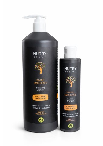 REBITALIA NUTRY ARGAN Maitinantis ir švelninantis šampūnas ploniems, sausiems ir pažeistiems plaukams