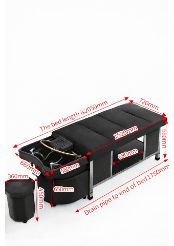 Japoniško galvos SPA gultas su vandens sistema | JAPANESE HEAD SPA BED