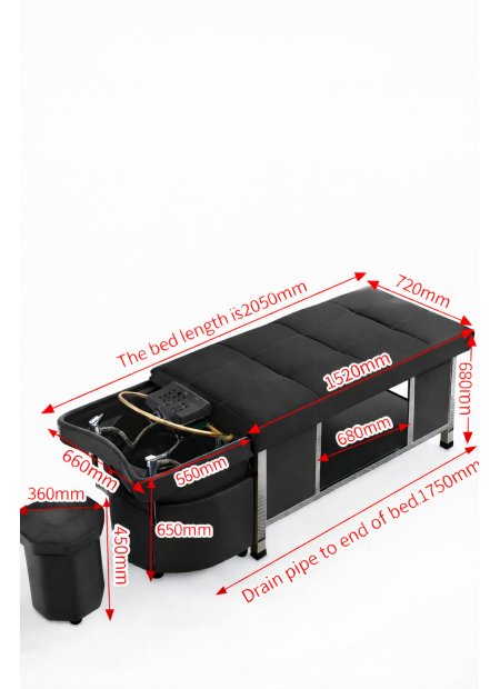 Japoniško galvos SPA gultas su vandens sistema | JAPANESE HEAD SPA BED