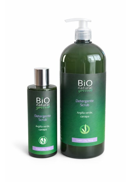 Rebitalia Bio Natural Green galvos odos šveitiklis su žaliuoju moliu ir kanapėmis