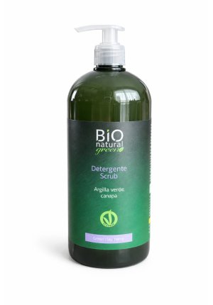 Rebitalia Bio Natural Green galvos odos šveitiklis su žaliuoju moliu ir kanapėmis 2