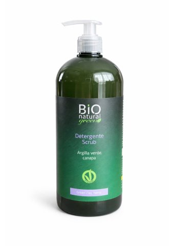 Rebitalia Bio Natural Green galvos odos šveitiklis su žaliuoju moliu ir kanapėmis