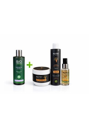 Nutry Argan + Bio Natural Scalp Detox & Nourish rinkinys