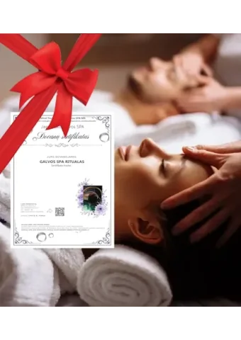 ROYAL DELUXE HEAD SPA DVIEMS dovanų sertifikatas