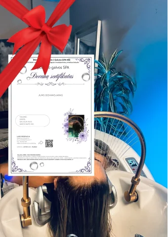 LUX HEAD SPA dovanų sertifikatas