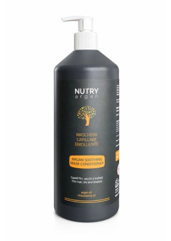 NUTRY ARGAN KAUKĖ-KONDICIONIERIUS (EMOLIENTAS) -  maitinamoji ir minkštinamoji plaukų kaukė su argano aliejumi
