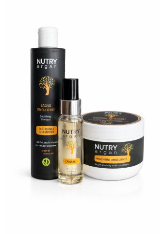 NUTRY ARGAN KAUKĖ-KONDICIONIERIUS (EMOLIENTAS) -  maitinamoji ir minkštinamoji plaukų kaukė su argano aliejumi