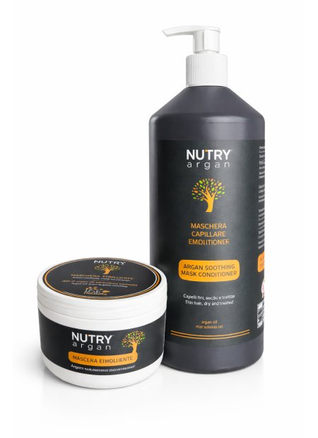 REBITALIA Argan Soothing Mask Conditioner - maitinamoji ir minkštinamoji plaukų kaukė su argano aliejumi